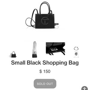 Small black Telfar bag